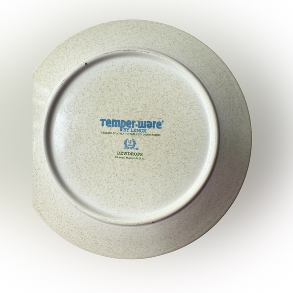 Lenox Temper-Ware Dewdrops Floral Salad Plates – Set of 4 - Picture 2 of 7